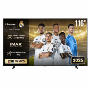 UX – RGB Mini LED 165Hz VRR TV 4K – 116 Inch