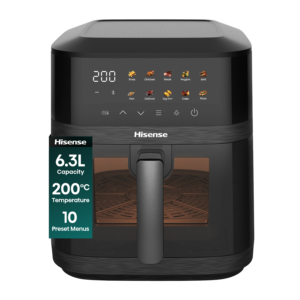H06AFBK1S4 – 6.3L Touch Panel Dual Heating Visible Basket Air Fryer