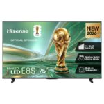 75E8S Mini LED 4K Smart TV, Native 144Hz Game Mode, Built-in Subwoofer by Devialet, Dolby Vision IQ, Dolby Atmos, AMD FreeSync Premium Pro, 3 Years Warranty (2026 Model)